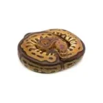 Female Clown Spotnose Leopard Red Stripe Ball Python